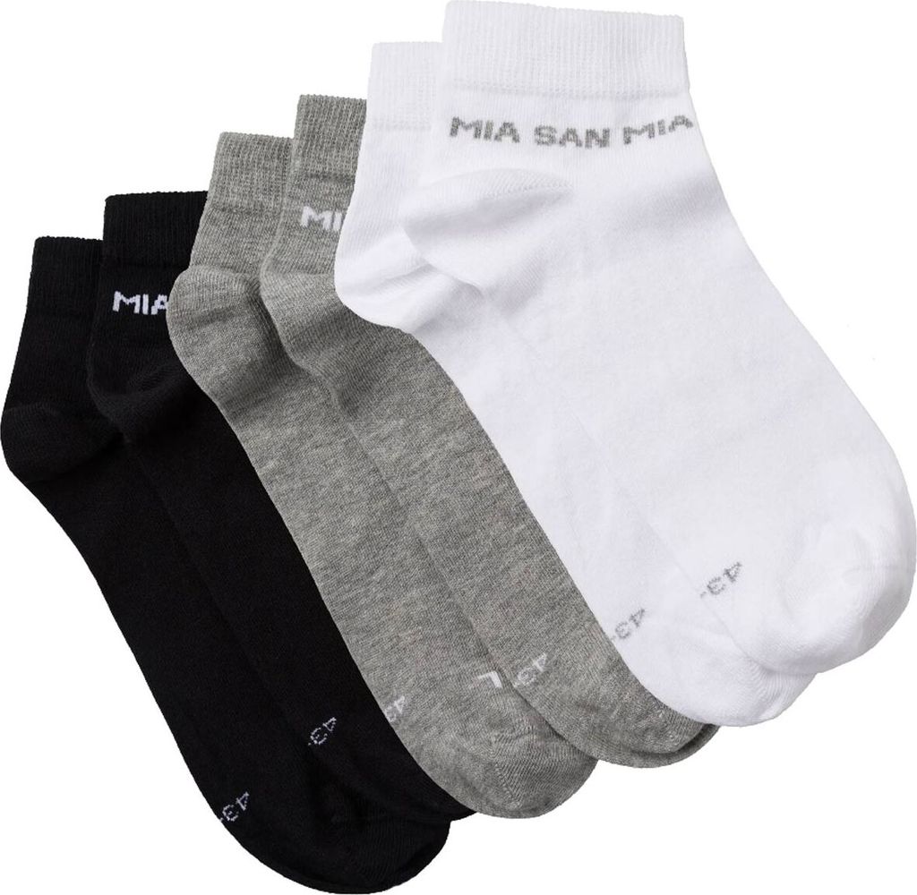 FC Bayern München Sneaker 3er Set Socken Mehrfarbig - Uni - Produktbild 