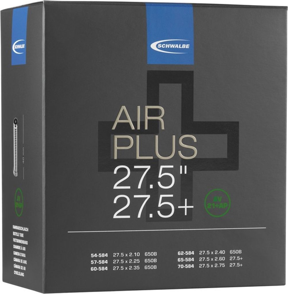 Chambre à air Air Plus (AV21+AP) - 27,5+'' (54/70-584) - Image du produit 