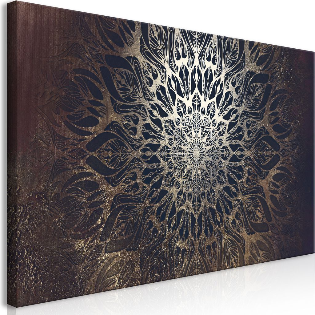 Wandbild Mega XXXL Mandala 250x125 cm Einteiliger XXL-Format Kunstdruck zur Selbstmontage Leinwandbilder moderne Bilder DIY Wanddekoration Wohnung ...