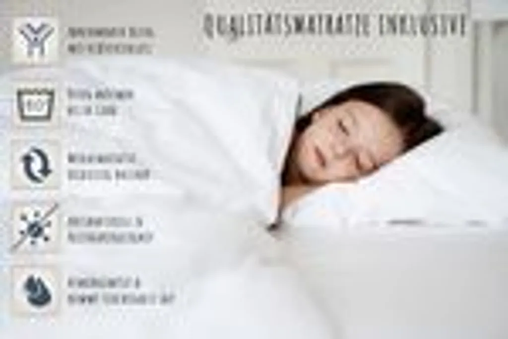 Lit adolescent 90x200 cm pack complet avec matelas et sommier à lattes - 3