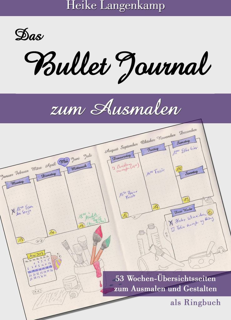 Das Bullet Journal zum Ausmalen