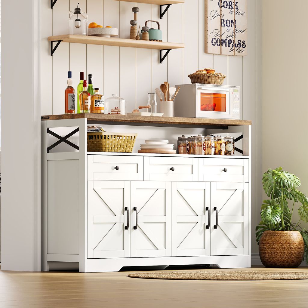 Flieks Sideboard, Kaffeebar im Landhausstil, Anrichte mit 4 Produktbild 