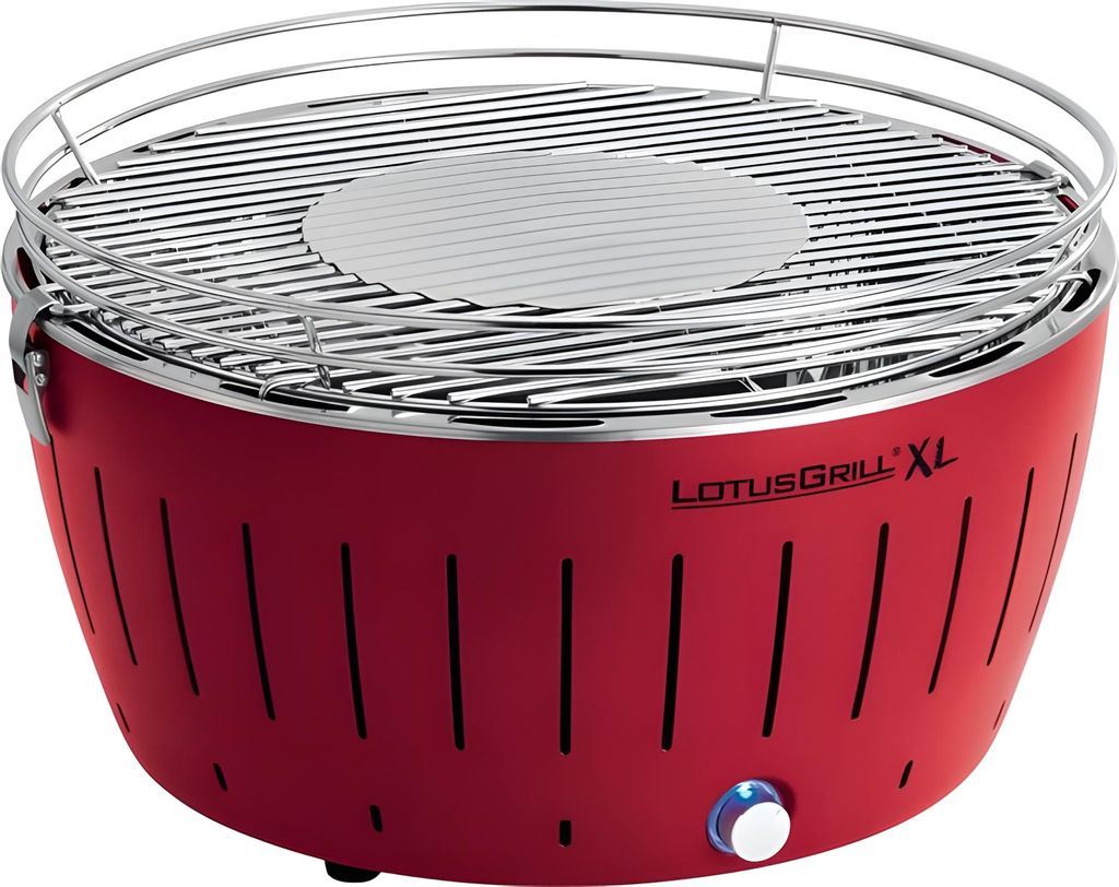 LotusGrill G-435 Holzkohlegrill XL 40,5cm rot mit USB Produktbild 