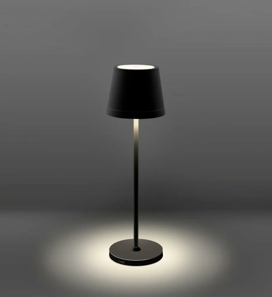 Éclairage Extérieur sans Fil LUME PLUS Noir IP54 : Fini les Câbles gênants