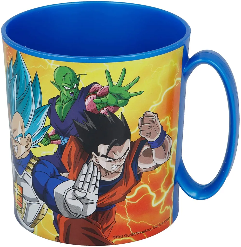 Tazza Dragon Ball Microonde 390ml | Mug Plastica BPA Free per Bambini