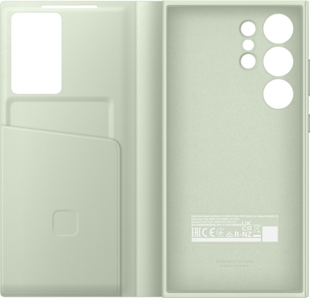 Samsung Smart View Case Green, Cover, Samsung, Galaxy S24 Produktbild 4