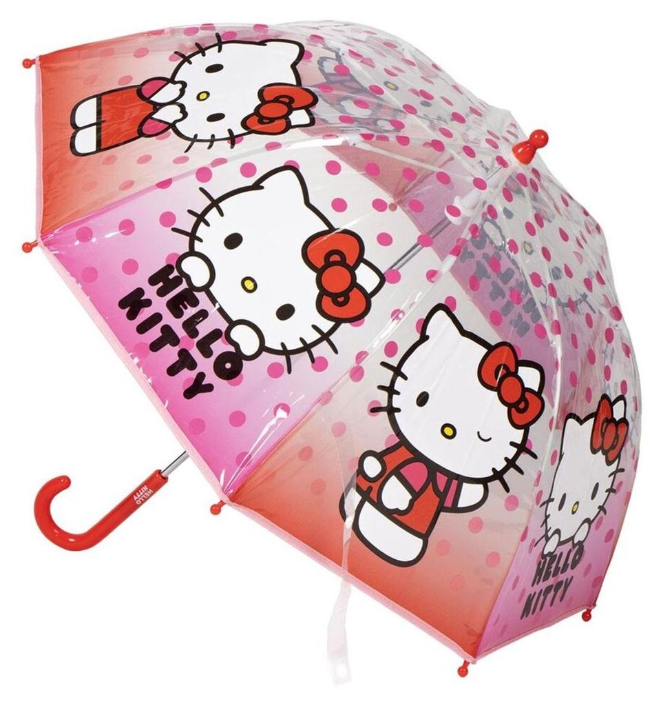 Deštník s motivem Hello Kitty, typ "bubble" Obrázek produktu 