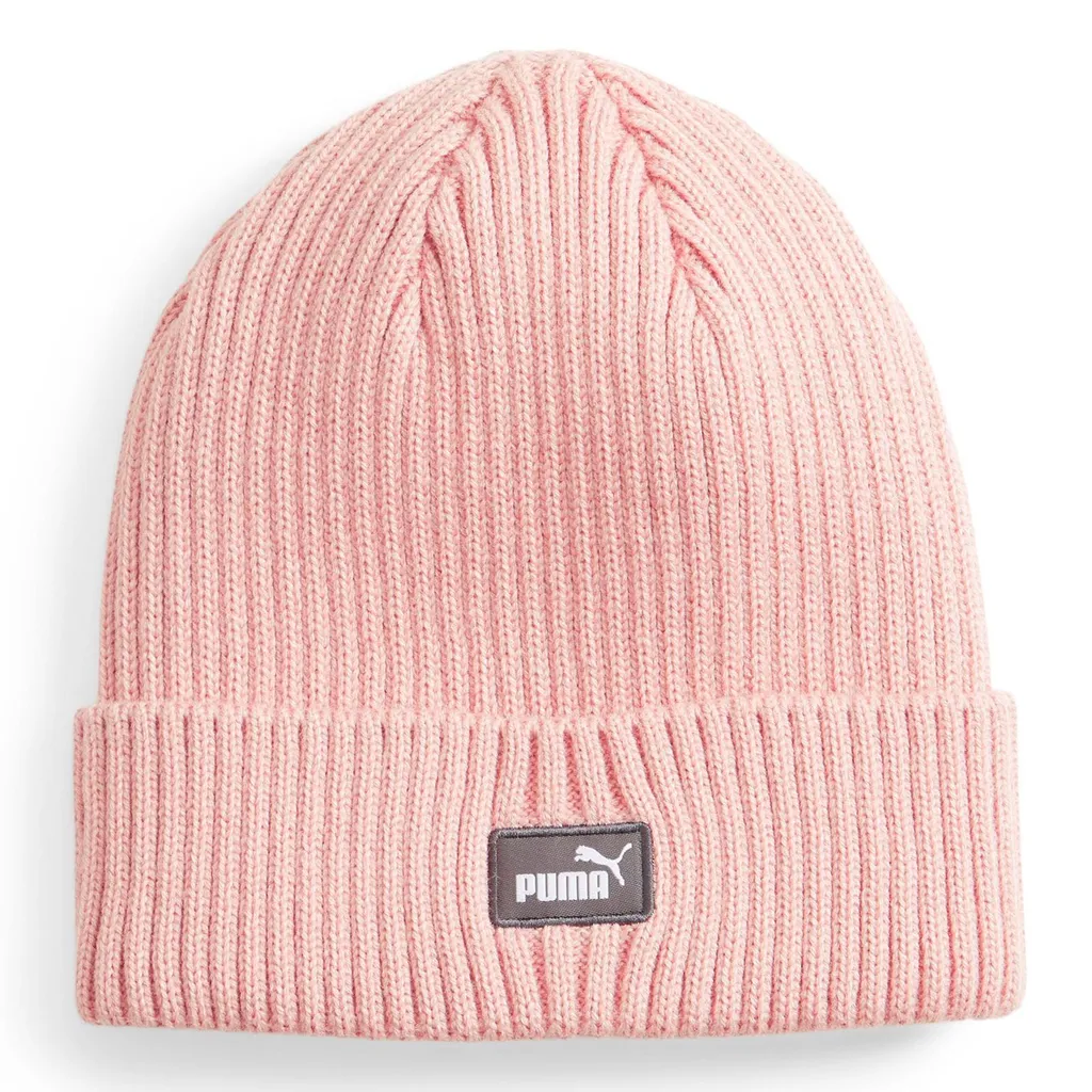 PUMA Beanie Berretto Classic Cuff Rosa Salmone - Protezione Invernale