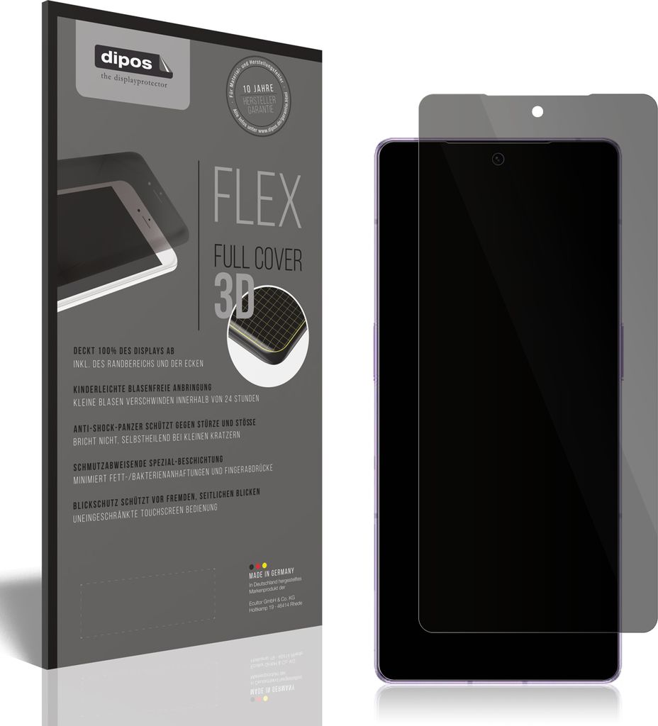 Full Cover Privacy Blickschutzfolie für Infinix Note 50 Pro Folie Anti-Shock