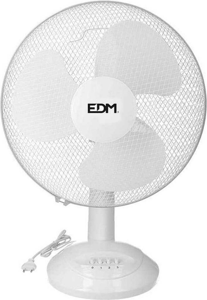 Tischventilator weiß Leistung: 35w Flügel: ø30x48cm edm