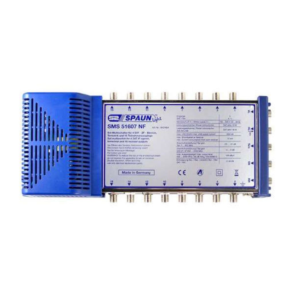 Spaun SMS 51607 NF, Blau, 10 W, 100−240V AC, 300 x 132 x 56 Produktbild 