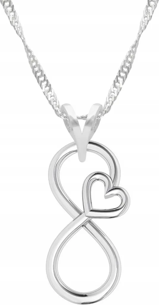 Collana Infinity d'argento con Infinito per sempre Argento 925