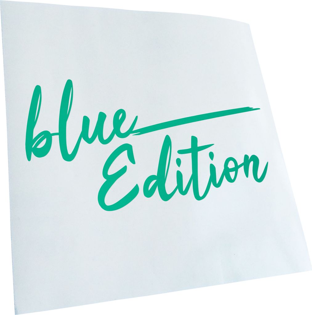 Kiwistar - Autoaufkleber - Blue Edition Blau - Türkis - 40x20cm - Aufkleber für Auto, Laptop, Fahrrad, LKW, Motorrad mehrfarbig JDM Decal Racing