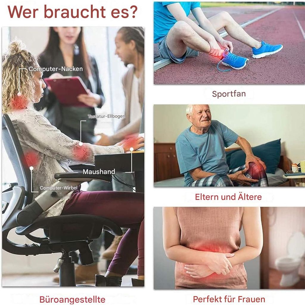 Rotlichtlampe 150W, Infrarot-Wärmelampe mit Timer, 9-stufiger Temperatureinstellung, 220V, Enthält 1 Glühbirne, ideal für gezielte Wärmetherapie