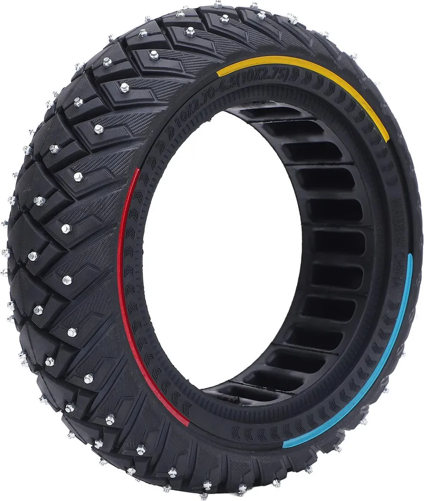 Pneu neige pour scooter électrique 10 pouces, grip sol glissant