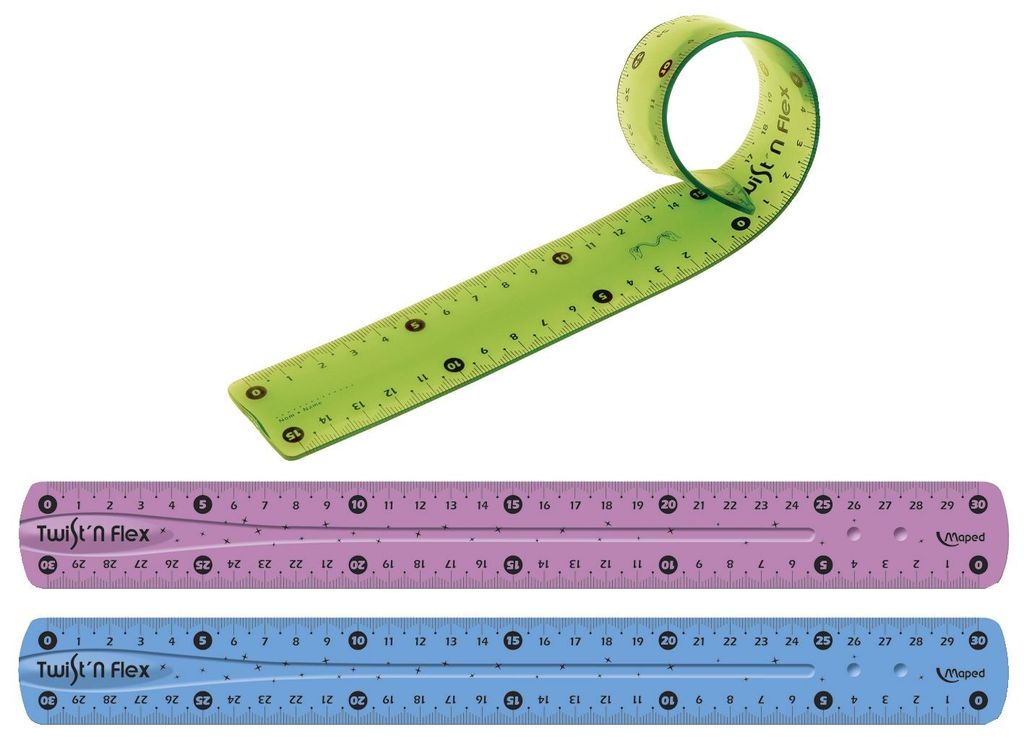 Maped M279210 Règle Twist'n Flex - 20 cm, assortie, dans un Image du produit 