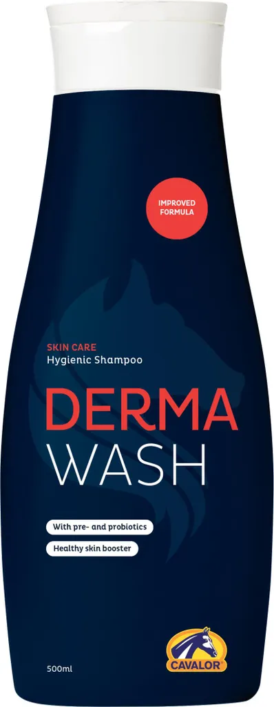 Cavalor Derma Wash 500 ml - Savon Désinfectant Doux pour Robe et Épiderme