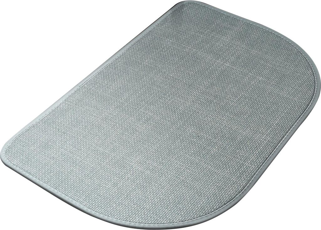 Rutschfeste Badezimmerteppichmatte, halbrunde Gummiunterlage, schnelltrocknende, saugfähige, ultradünne Design-Bodenmatte