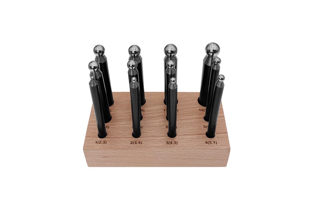 PAULIMOT Kugelpunzen-Set, 12-teilig Produktbild 