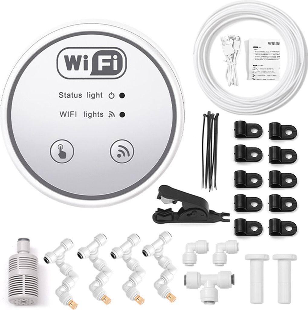 Wifi Garten-Wassertimer Handy-App-Steuerung Garten Automatische Bewaesserungsvorrichtung Balkon Intelligenter Bewaesserungssystem-Controller