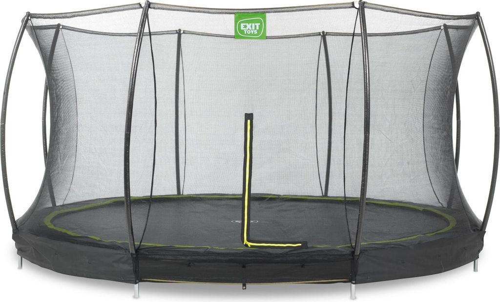 EXIT Silhouette Trampolin ø427cm, mit Sicherheitsnetz, Produktbild 