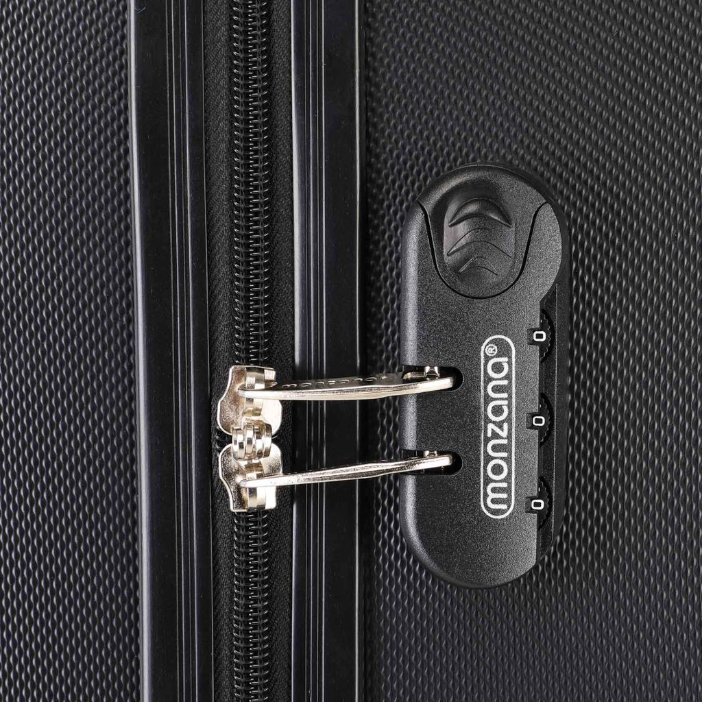 MONZANA® Koffer Handgepäck ABS HardCase Gehäuse gummierte Produktbild 13
