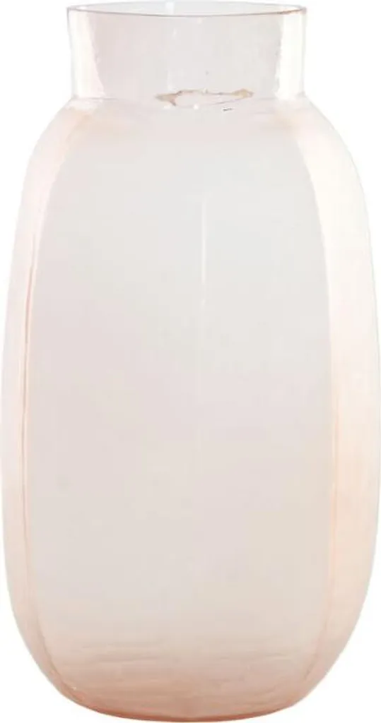 Vase en Cristal Rose Moderne 44cm ESPRIT - Design Luxueux et Épuré