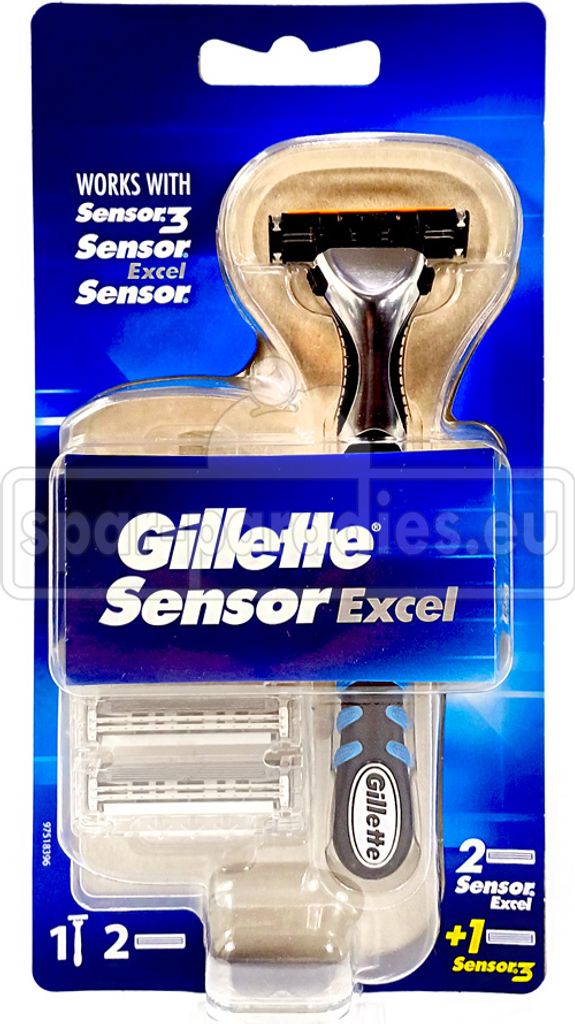 Maszynka do golenia Gillette Sensor Excel + 2 ostrza Zdjęcie produktu 4