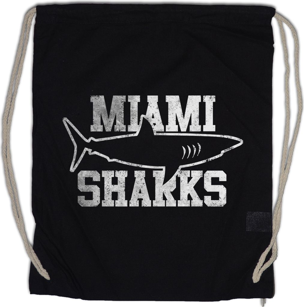 Urban Backwoods Miami Sharks, Turnbeutel, Farbe: Schwarz
