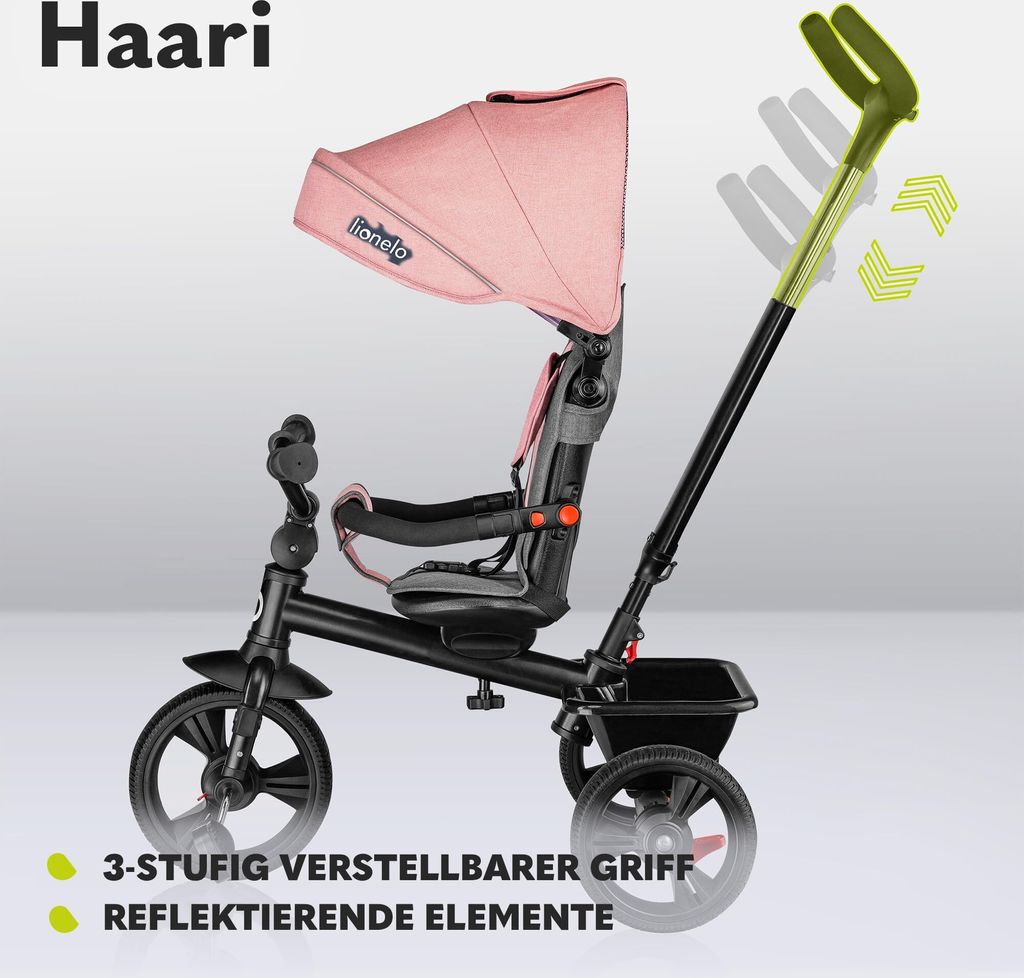 Lionelo Haari trójkołowy rower dziecięcy trójkołowy rower Zdjęcie produktu 35