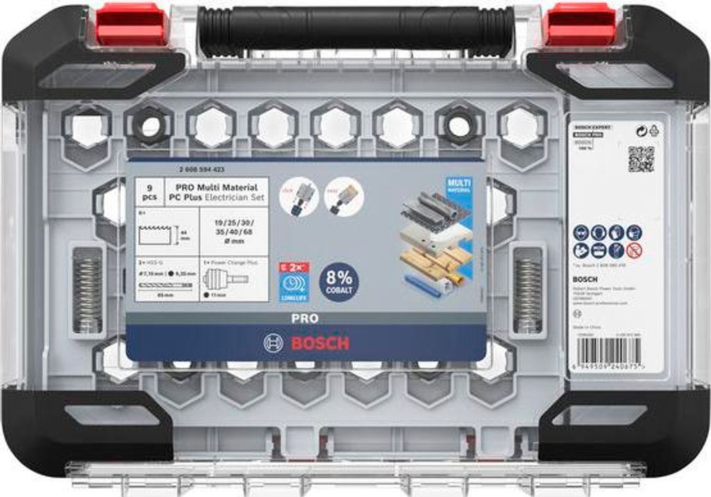 PRO Multi Material PC Plus Lochsägen-Set, 19-68 mm,9-tlg.