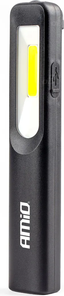 Lampada LED WT07 AMIO 02817 Professionale: Ispezione con Gancio e Calamita