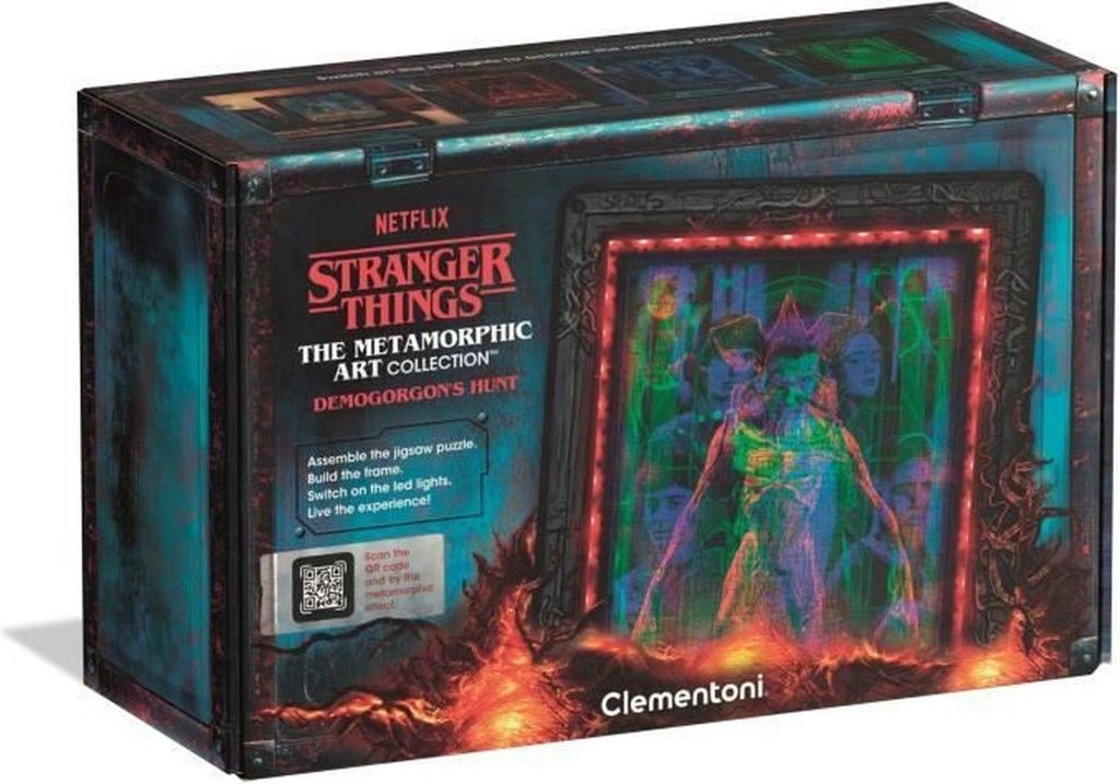 A product box for a Stranger Things themed puzzle.