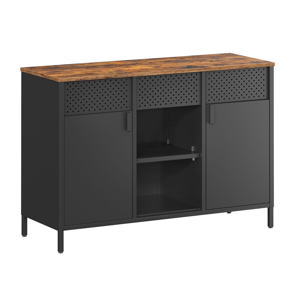 SONGMICS Aufbewahrungsschrank, Metallschrank, Schrank mit Produktbild 