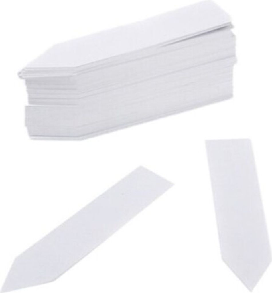 INF 100 Stück Pflanzenschilder Weiß