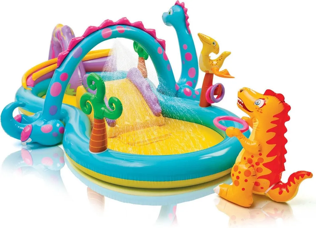 Aire de jeux gonflable Dinosaures INTEX 57135 pour jardin d'enfants