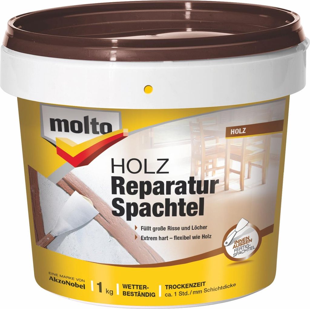 MOLTO Holz-Reparatur-Spachtel 1kg - 5087756 Produktbild 