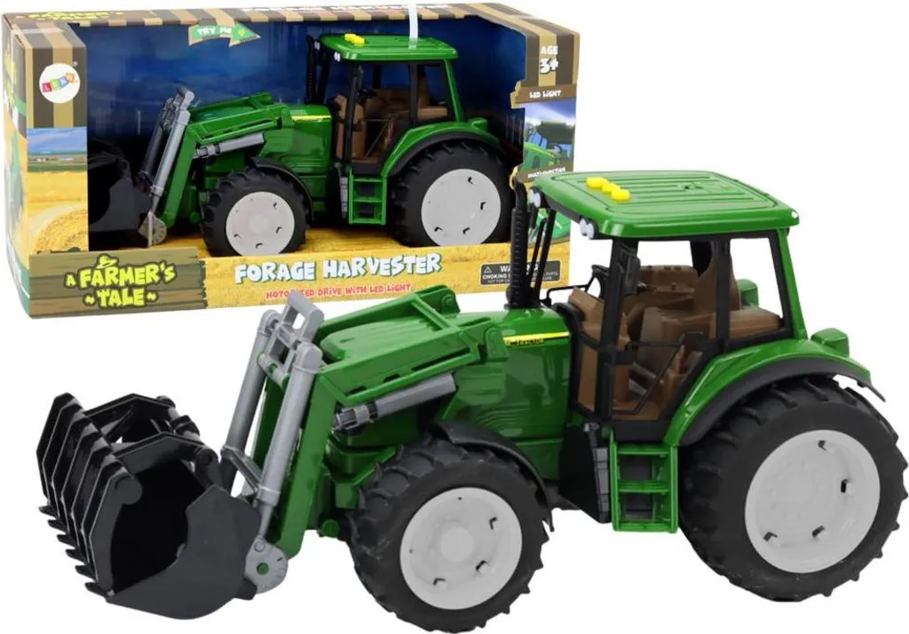 Grand tracteur excavatrice pour enfant pour jouer au sable avec sons LED