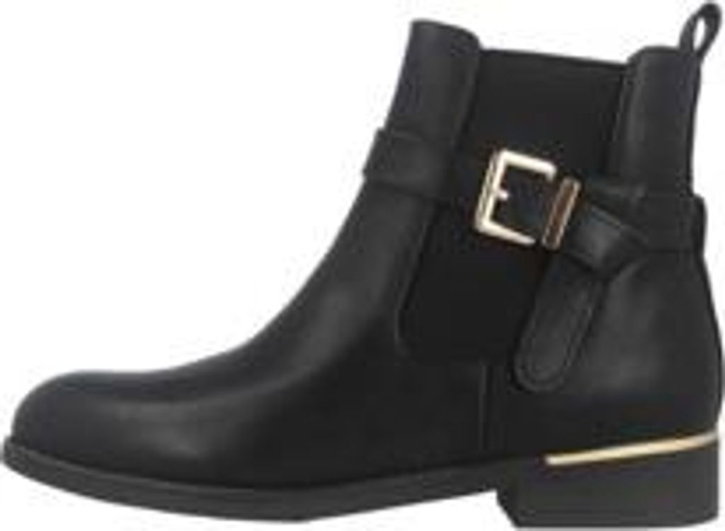 Fitters Footwear Kira Stiefeletten in Übergrößen Schwarz 2AA0211307 Black große Damenschuhe