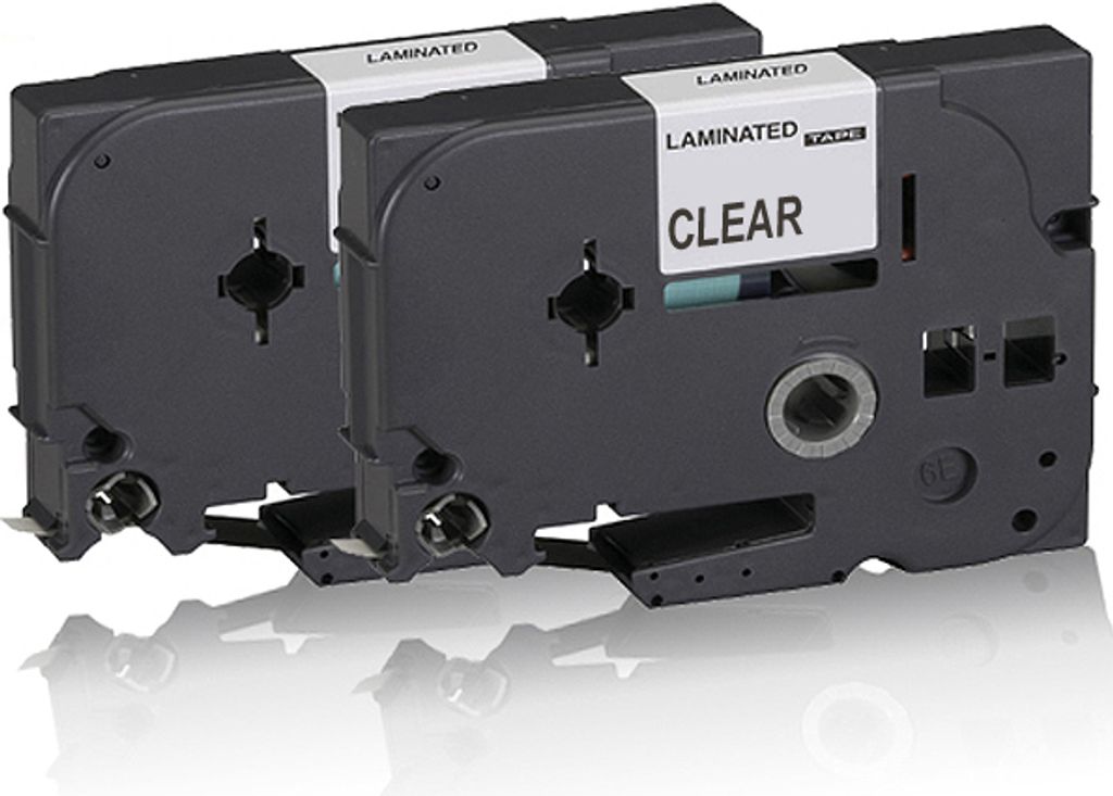 Print-Klex 2x Schriftband kompatibel kompatibel mit Brother P-Touch TZE131 P-Touch 1200 PC P-Touch 1200P P-Touch 1230PC P-Touch 1250 J P-Touch 1250...