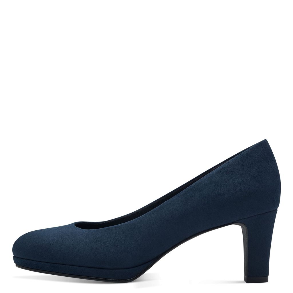 MARCO TOZZI Damen Pumps Trichterabsatz samtige Haptik runde Produktbild 2