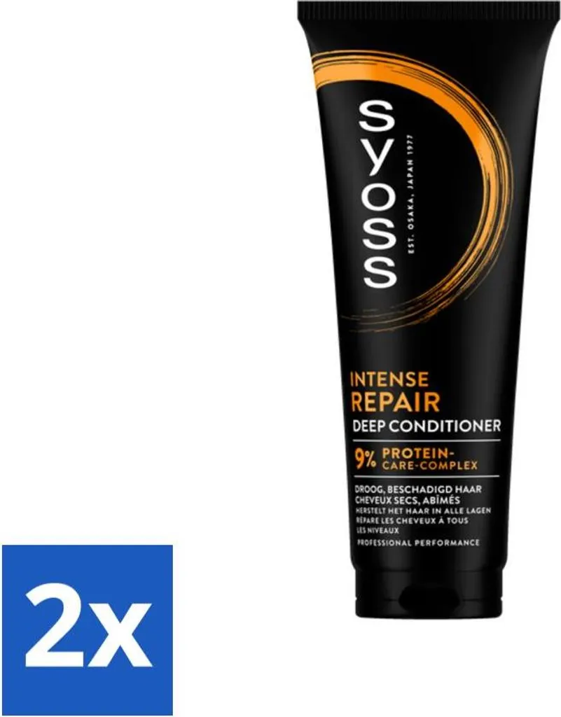 Syoss Repair Balsamo 250ml Doppia Confezione - Routine Rigenerante