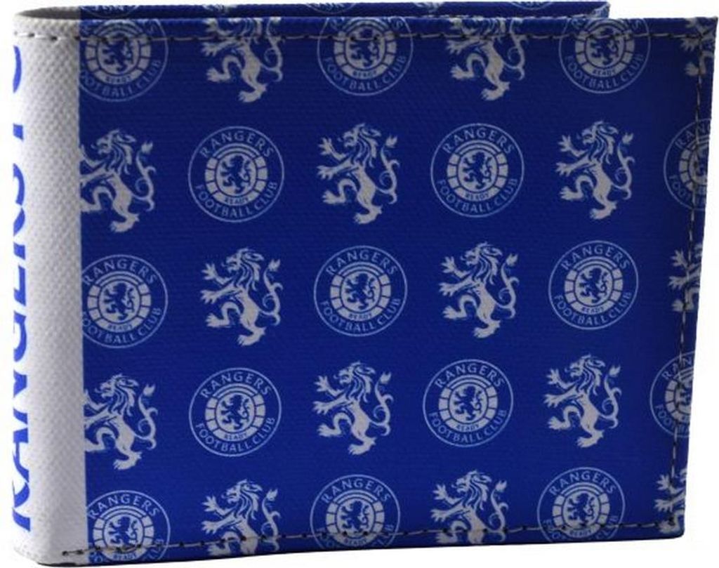Rangers FC - Brieftasche für Karten, Canvas, Zweifach gefaltet, Ikone BS6140 (Einheitsgröße) (Blau)
