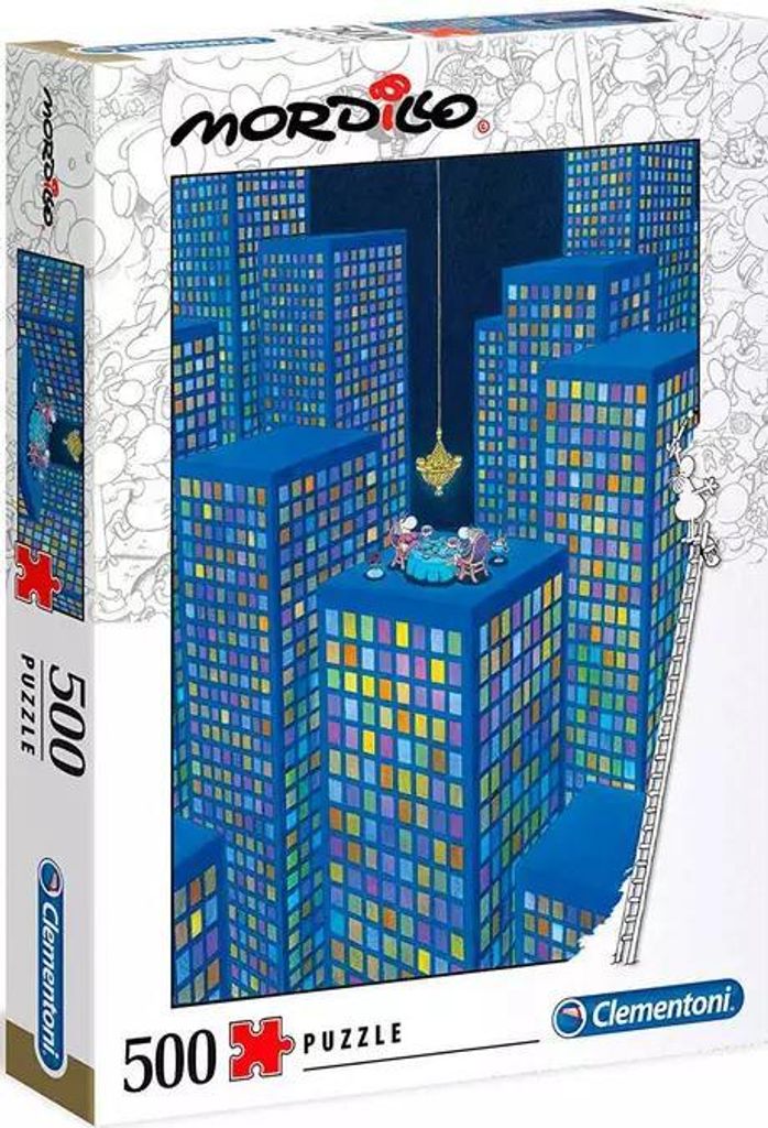 Clementoni 35077 Cena 500 Teile Puzzle Collezione Mordillo Immagine del prodotto 