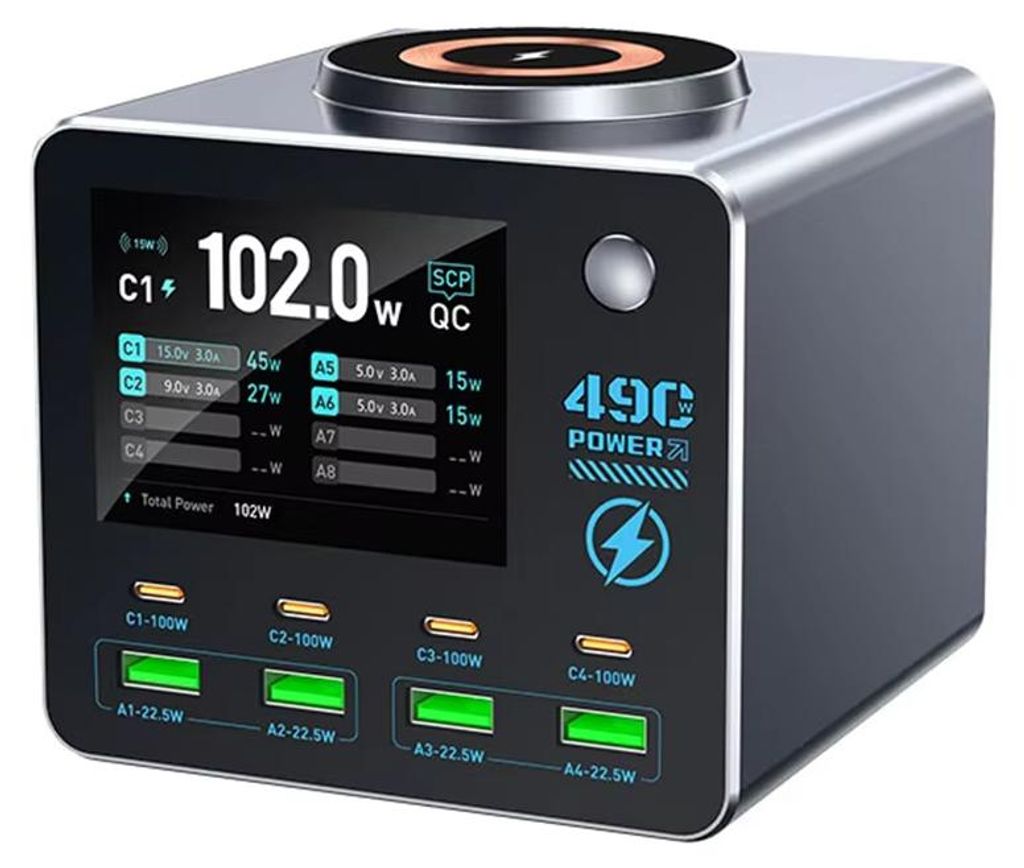 Ładowarka GaN WLX-F1 140 W z funkcją ładowania Zdjęcie produktu 