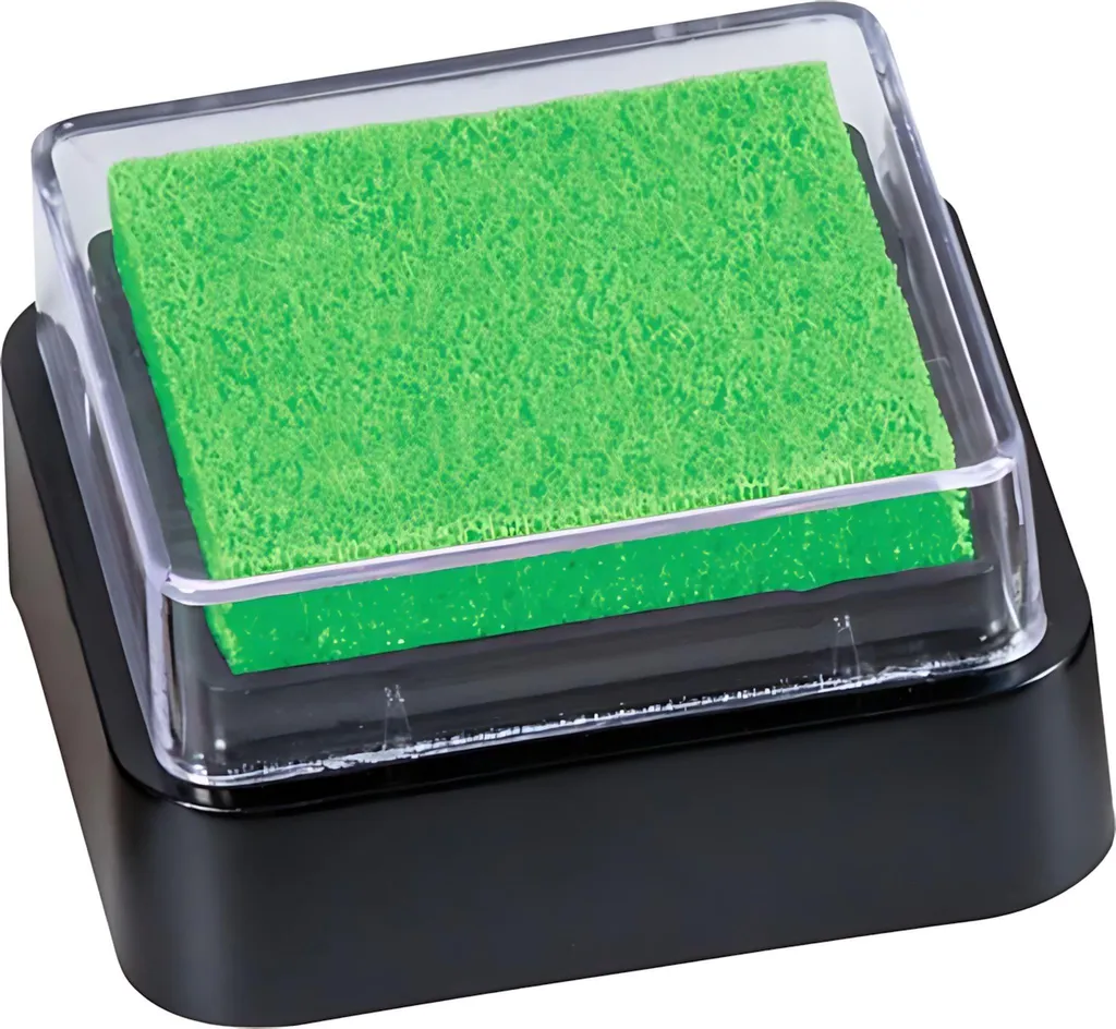 Encreur pour Tampons Créatifs Heyda Mini 3x3cm Coloris Vert Pomme Vif