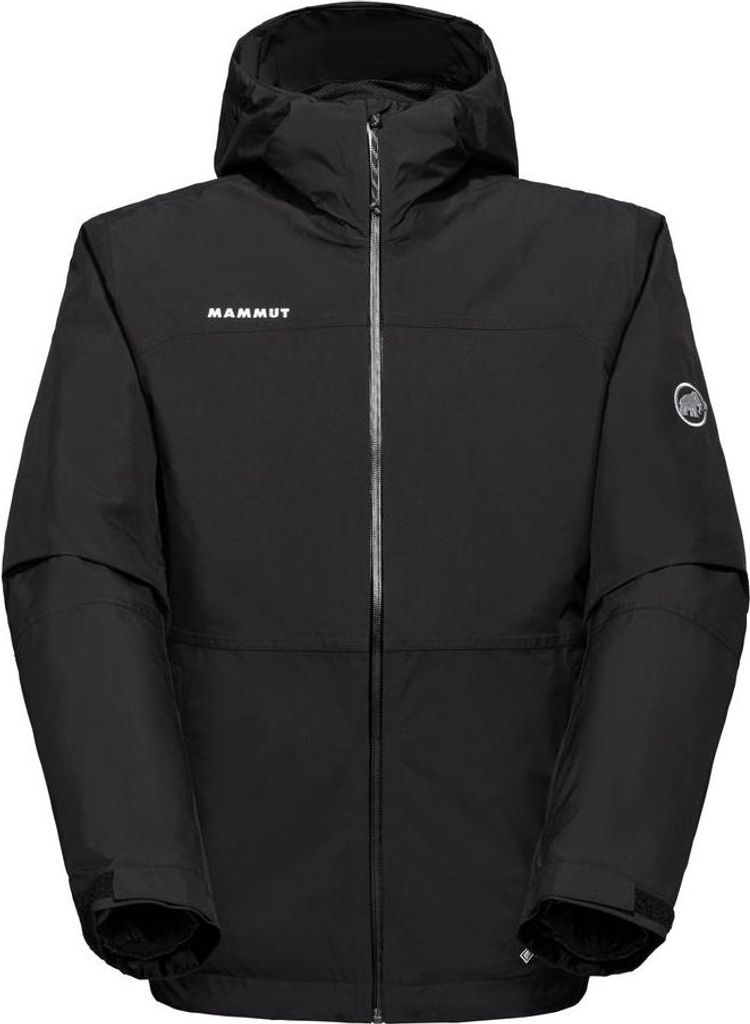 Treeline 3 in 1 HS Hooded Jacket Men, Hardshell Doppeljacke Herren - Mammut, Farbe:black-black, Größe:S