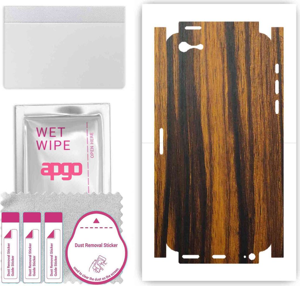 apgo Rückseite + Seiten Schutzfolie, Skin, kompatibel mit Apple iPhone 5s, Hinten Displayschutzfolie aus Vinylfolie, kratzfest, einfache Montage -...