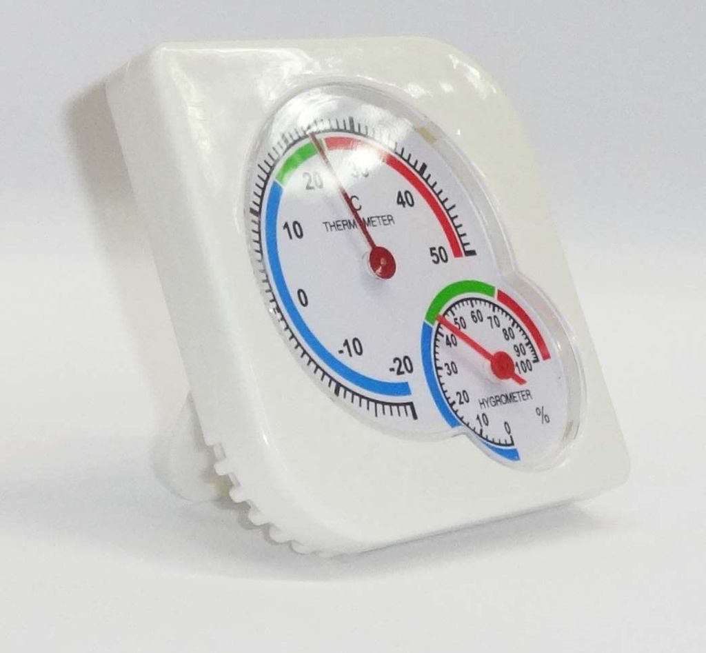 2 x Thermometer mit Hygrometer Analog