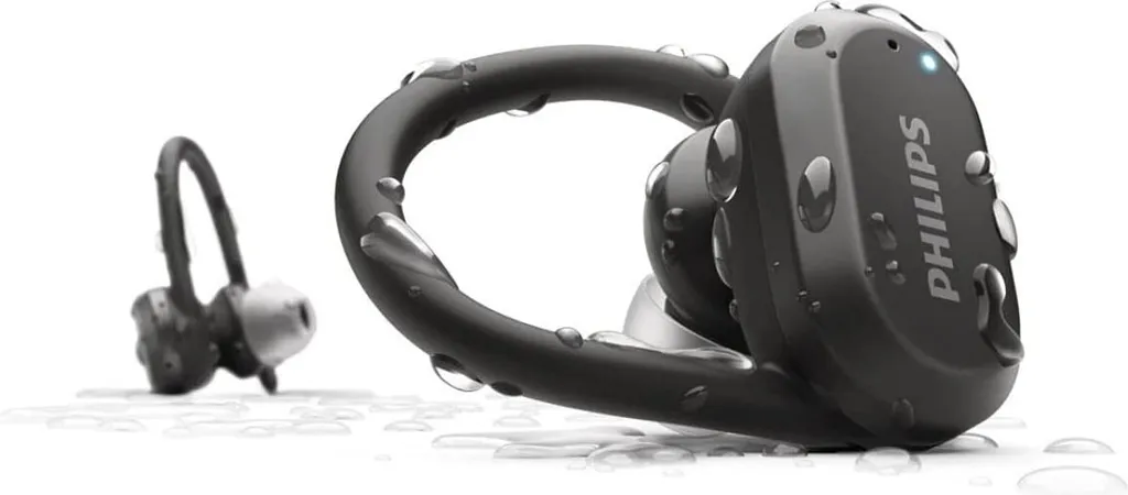 Philips TAA7306BK/00 Écouteurs sans Fil IP57 avec Nettoyage UV et Cardio Noir